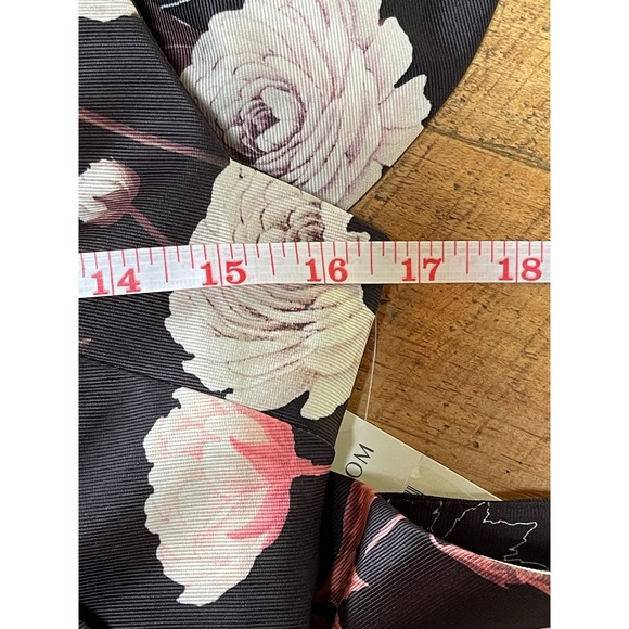 NWT Womens Cooper St. Nordstrom Black‎ Floral Flare Shoulder Sheath Dress Size 6 - Picture 12 of 13